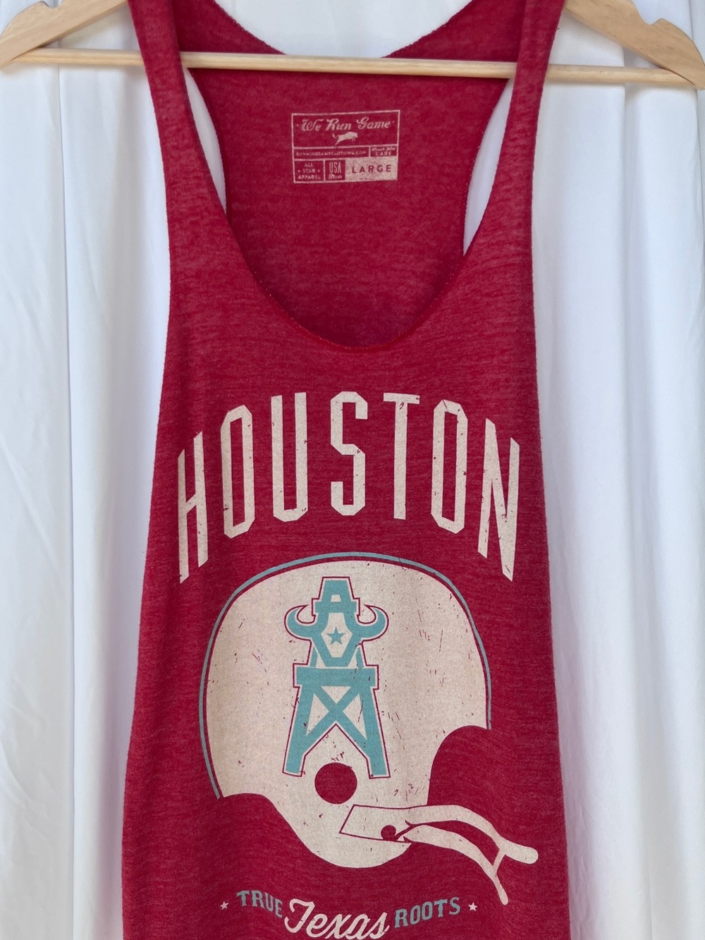 Women's Houston, Texas Graphic Tank Top - Red